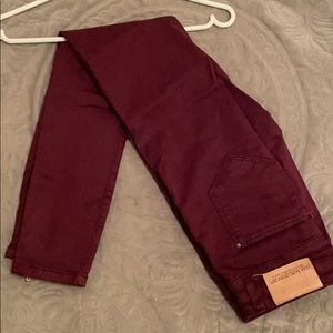 Deep Red Zara Denim